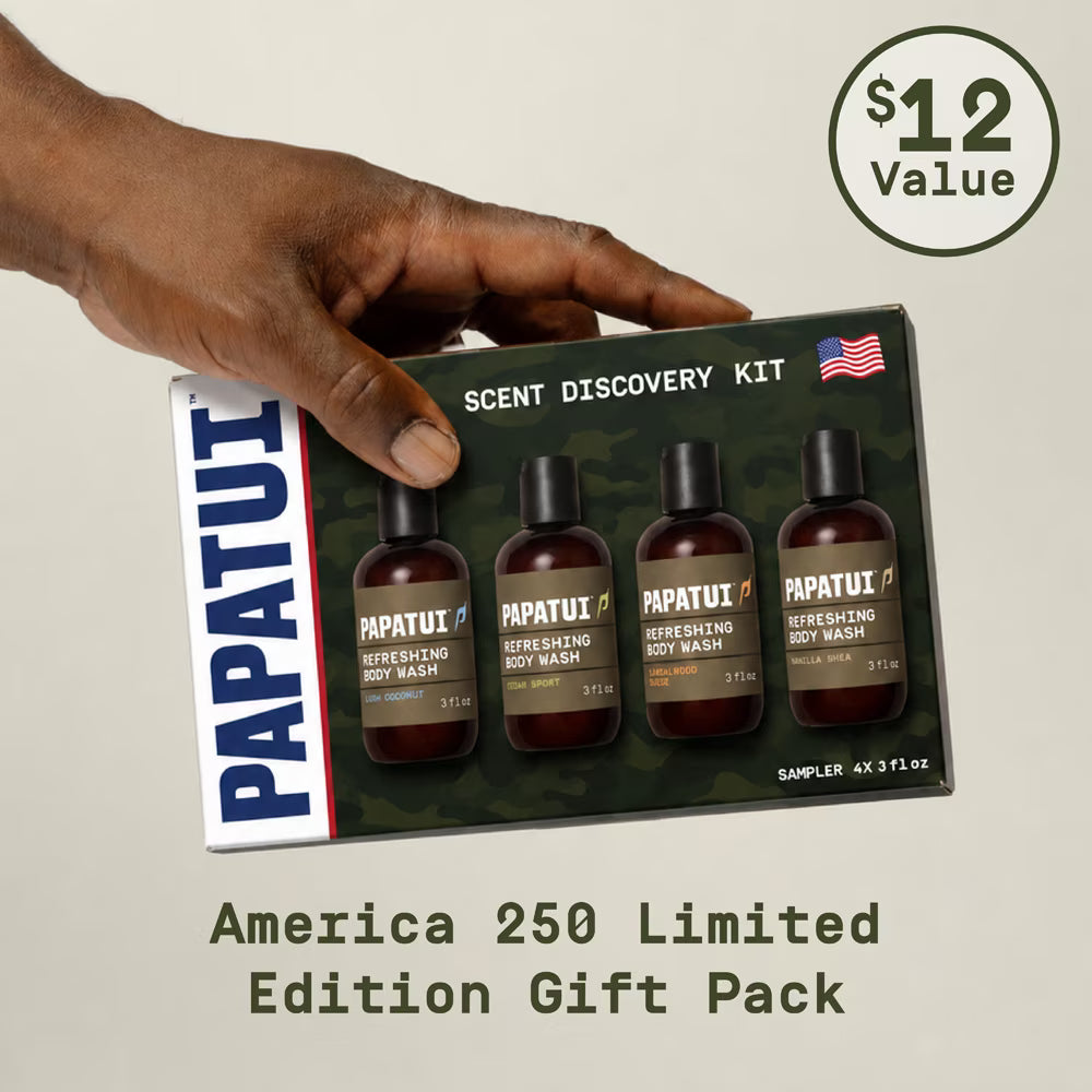 Papatui A250 Limited Edition Mini Body Wash Sampler Pack – 4 Count