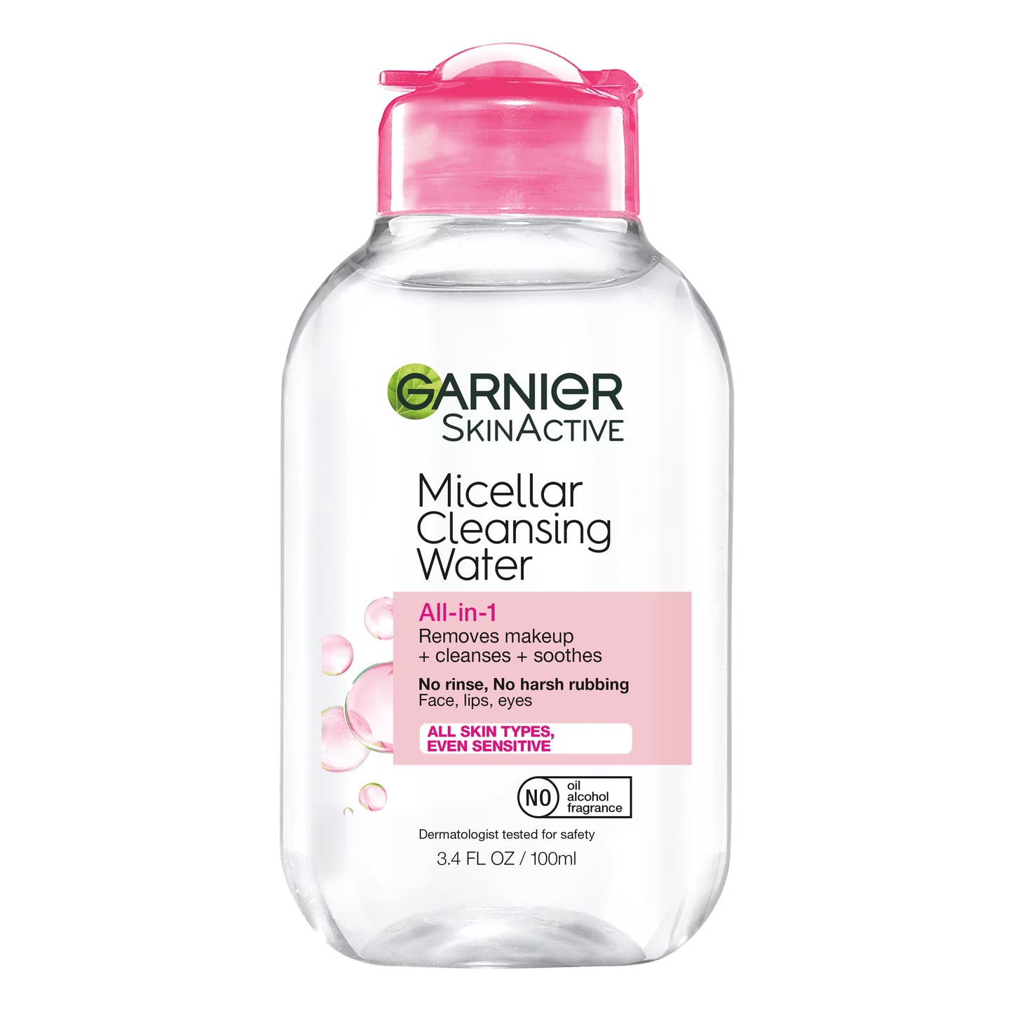 Garnier SkinActive Micellar Cleansing Water Makeup Remover & Face Cleanser – 3.4 fl oz