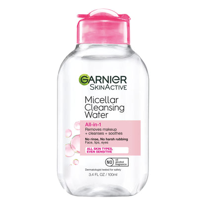 Garnier SkinActive Micellar Cleansing Water Makeup Remover & Face Cleanser – 3.4 fl oz