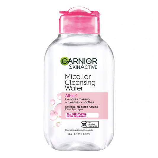 Garnier SkinActive Micellar Cleansing Water Makeup Remover & Face Cleanser – 3.4 fl oz