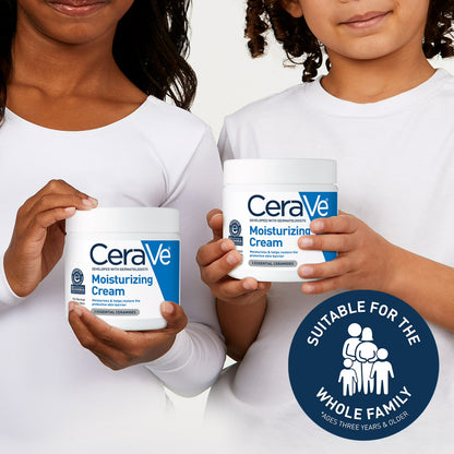 CeraVe Moisturizing Cream Travel Size Face & Body Moisturizer for Normal to Very Dry Skin – 1.89 oz