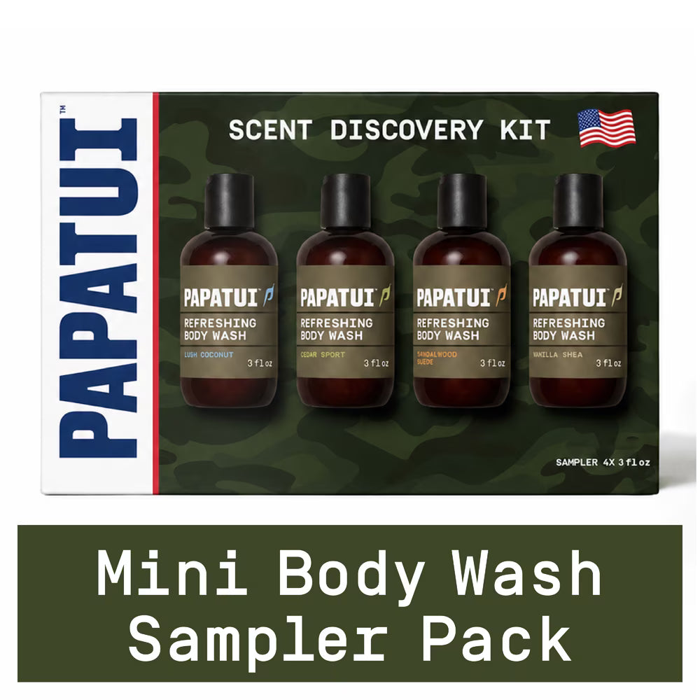 Papatui A250 Limited Edition Mini Body Wash Sampler Pack – 4 Count