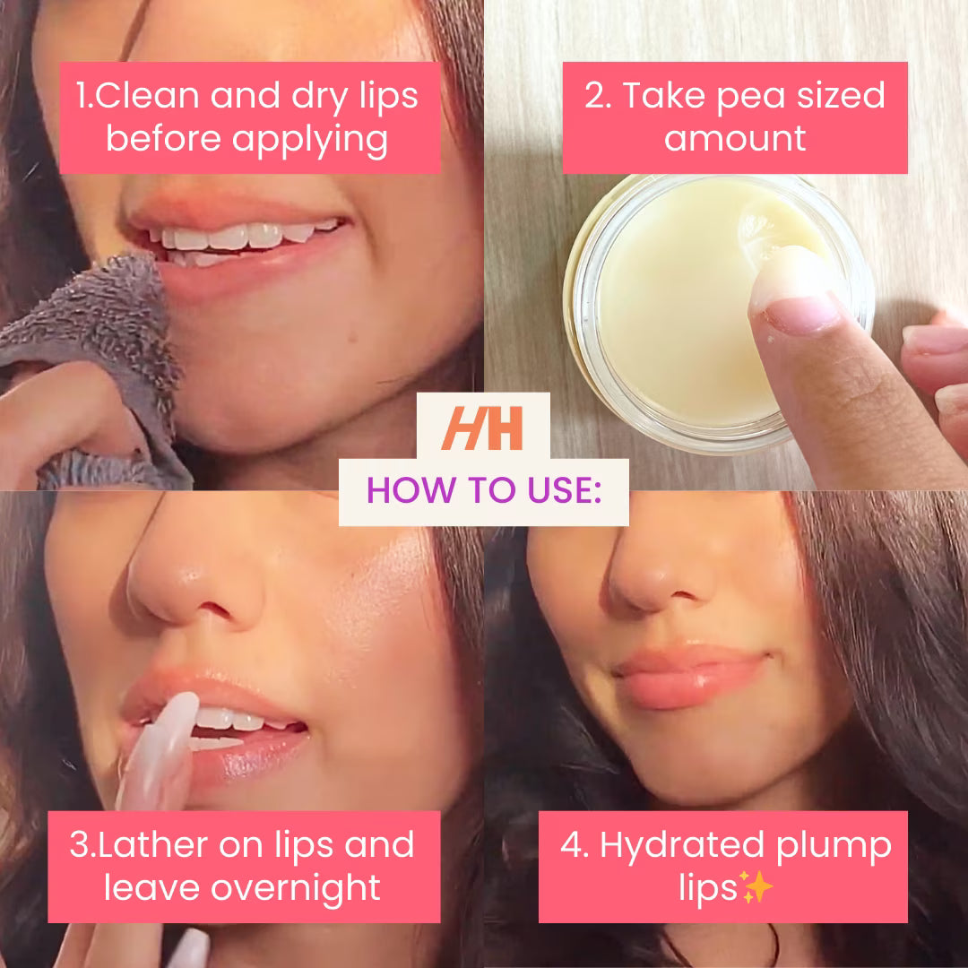 Handmade Heroes Cocolicious Luscious Lip Mask Midnight Recovery – Overnight Hydration & Repair