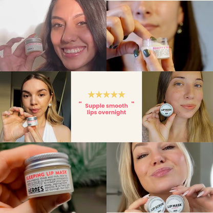 Handmade Heroes Cocolicious Luscious Lip Mask Midnight Recovery – Overnight Hydration & Repair