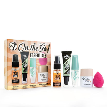 W7 On the Go Essentials Set Mini Makeup Must-Haves Travel Size Kit