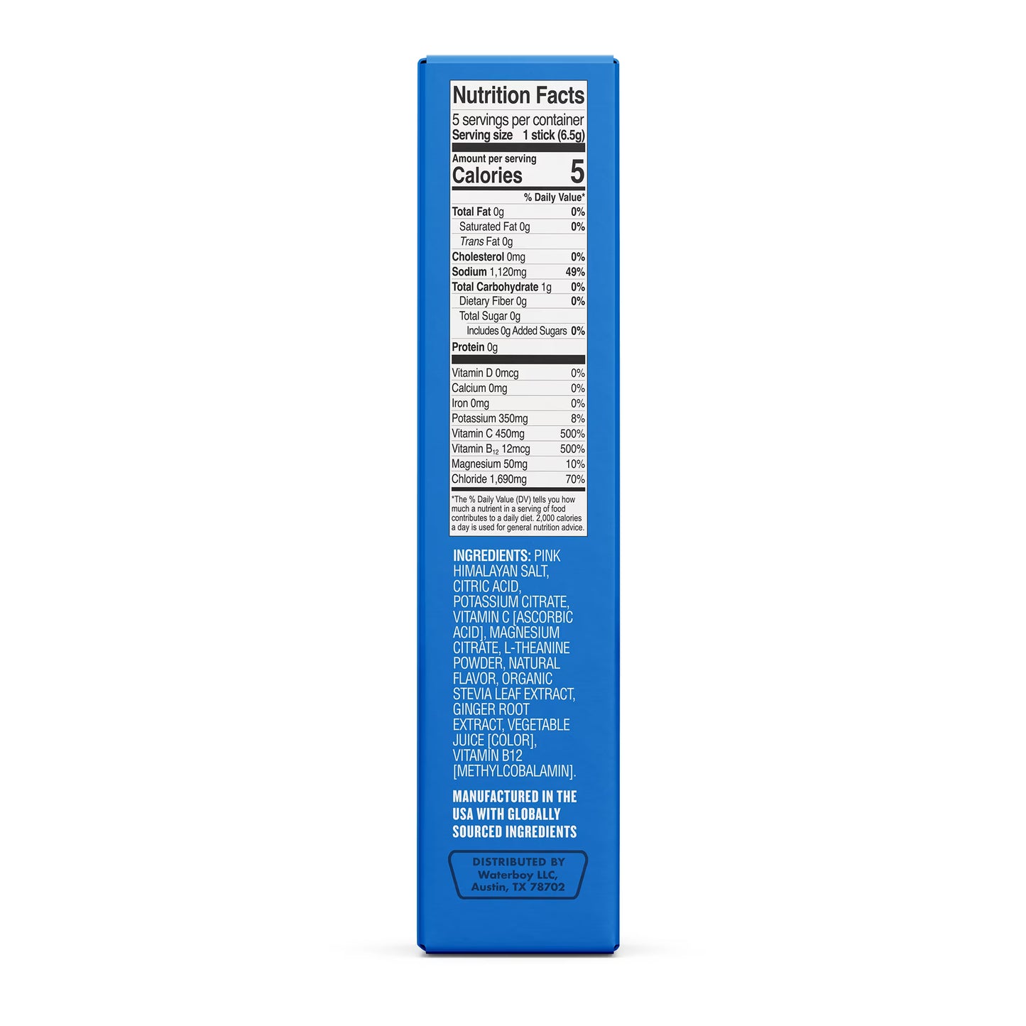 Waterboy Hydration & Weekend Recovery Powder Packets Strawberry Lemonade – 5 Count