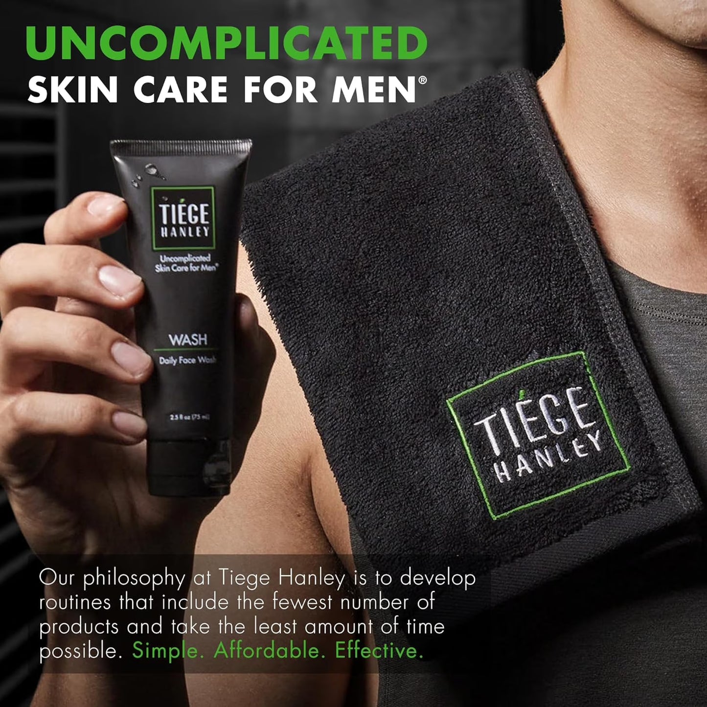 Tiege Hanley Essential Skin Care Routine for Men Level 1 Skin Care System