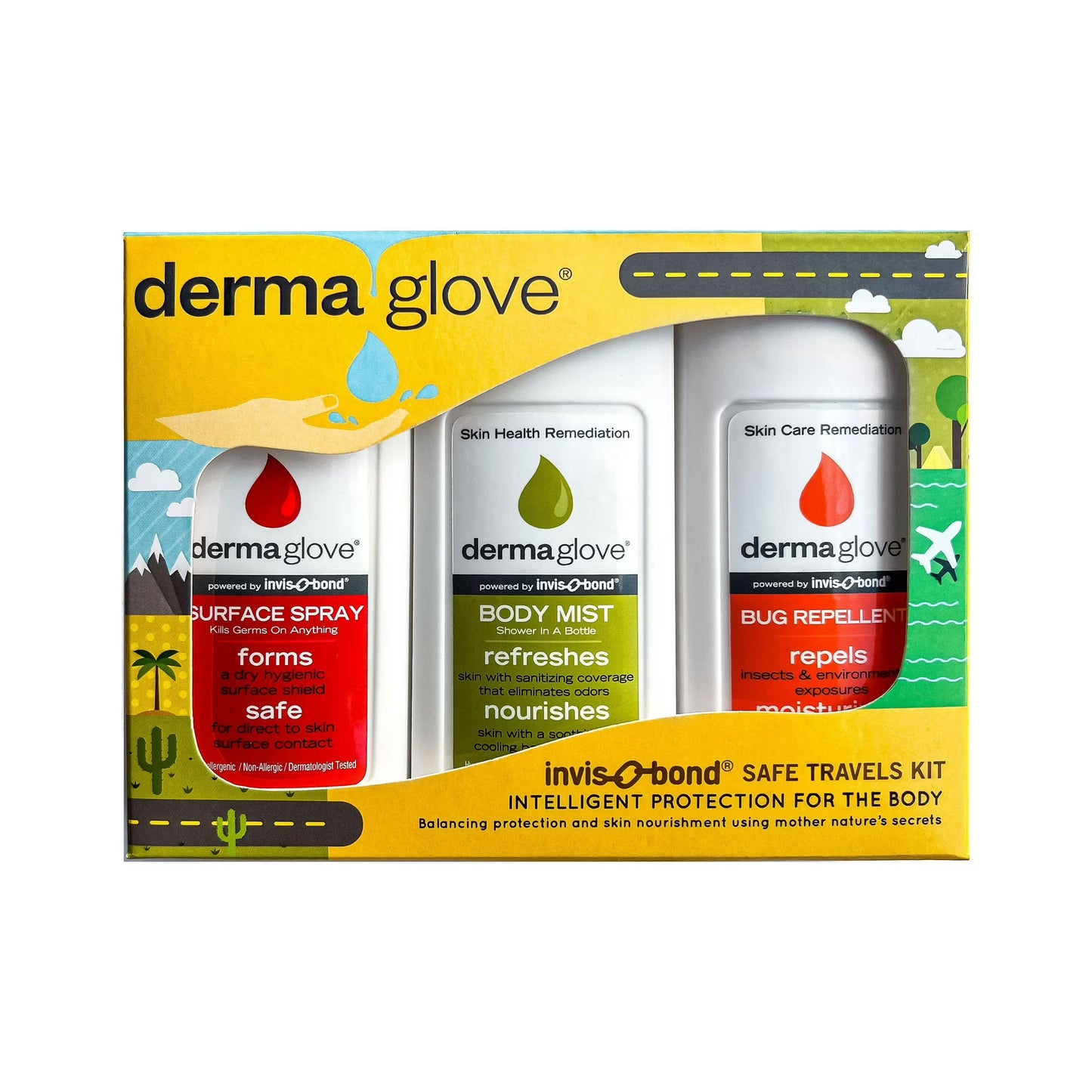 DERMAGLOVE® Custom Hygiene Box Set SAFE TRAVELS KIT