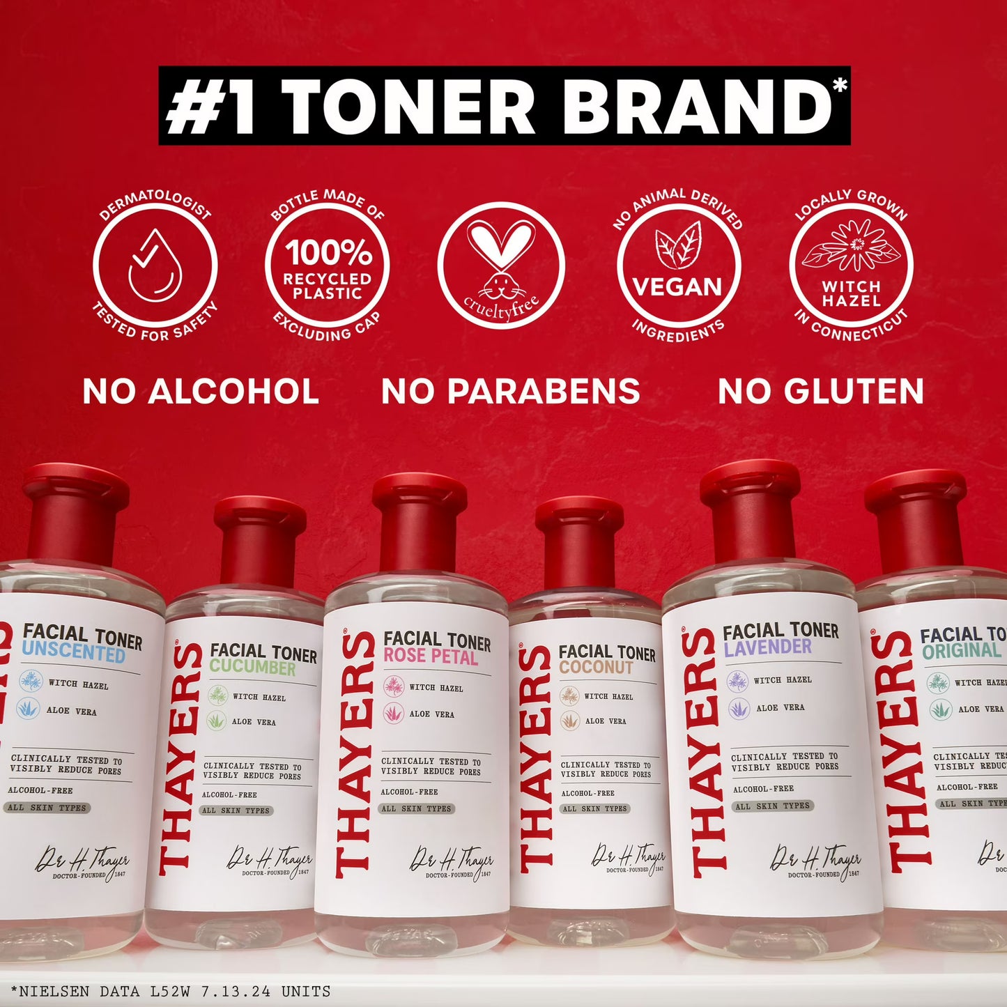 Thayers Witch Hazel Unscented Travel Size Face Mist for Sensitive Skin – 3 oz