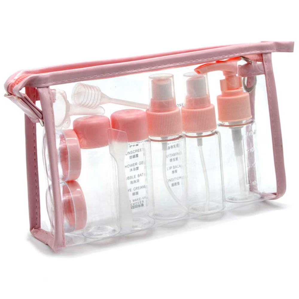 Travel Bottles Set 13-Piece TSA Approved Travel Size Toiletry Bottles Kit with Zipper Bag