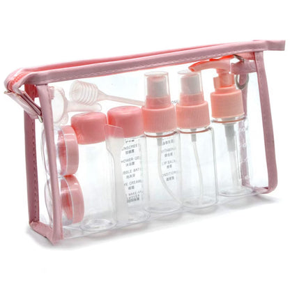 Travel Bottles Set 13-Piece TSA Approved Travel Size Toiletry Bottles Kit with Zipper Bag