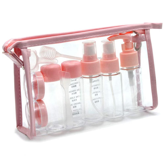 Travel Bottles Set 13-Piece TSA Approved Travel Size Toiletry Bottles Kit with Zipper Bag